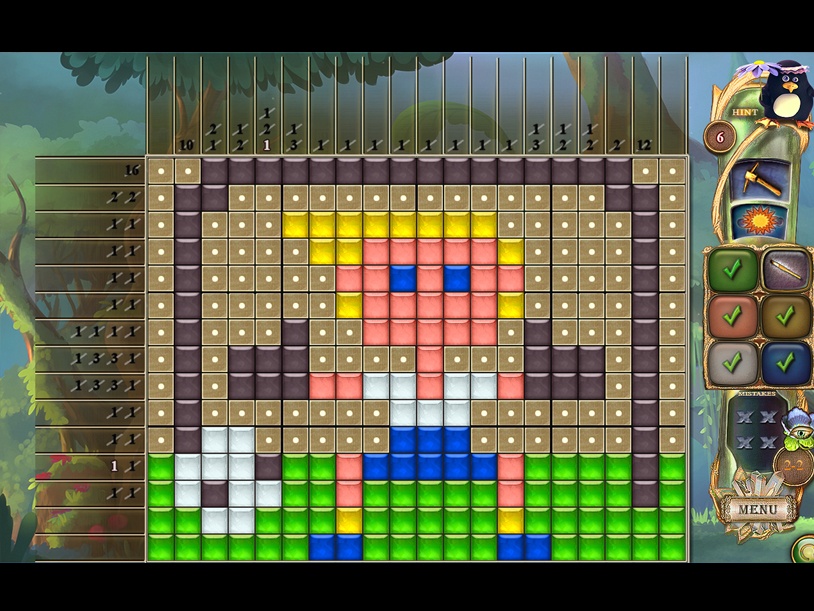 Fantasy Mosaics 28: Treasure Map screenshot 2