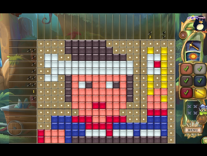 Fantasy Mosaics 28: Treasure Map screenshot 3