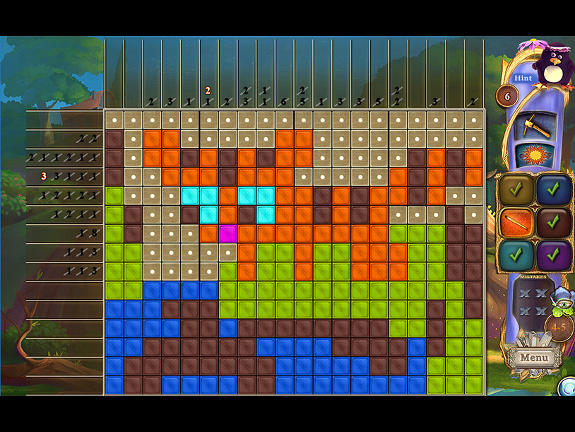 Fantasy Mosaics 30: Camping Trip screenshot 1