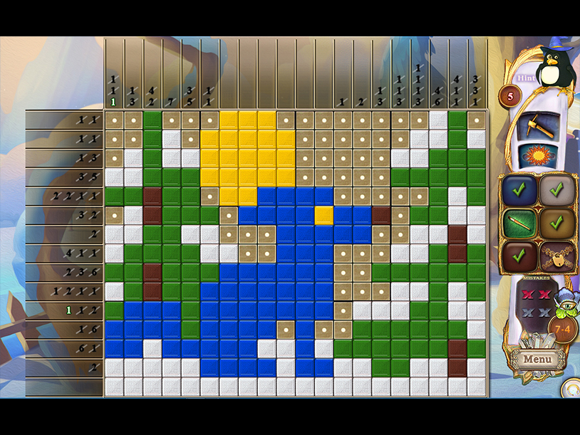 Fantasy Mosaics 32: Santa's Hut screenshot 2
