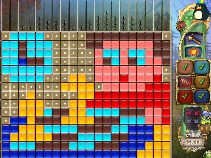 Fantasy Mosaics 33: Inventor's Workshop screenshot 1