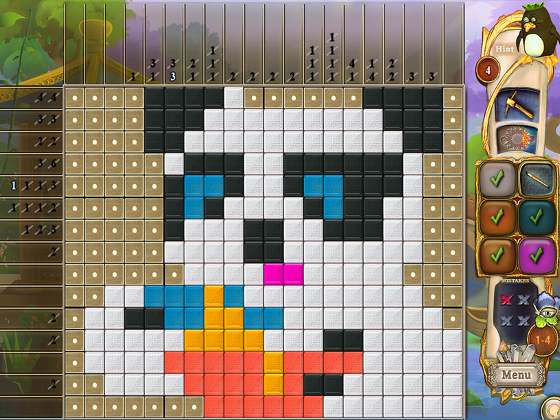 Fantasy Mosaics 34: Zen Garden screenshot 1
