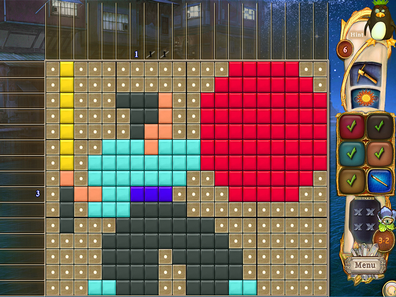 Fantasy Mosaics 34: Zen Garden screenshot 2
