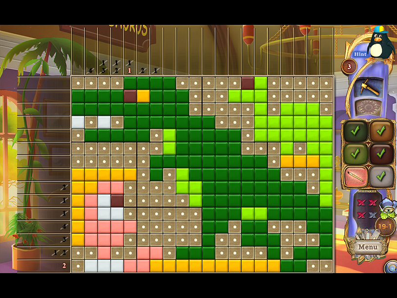Fantasy Mosaics 35: Day at the Museum screenshot 1