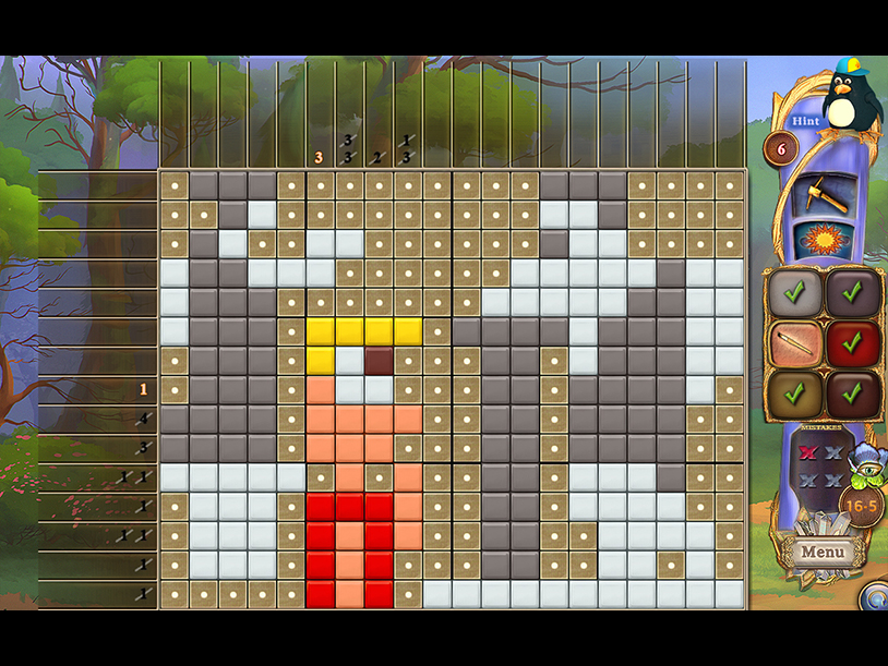 Fantasy Mosaics 35: Day at the Museum screenshot 2
