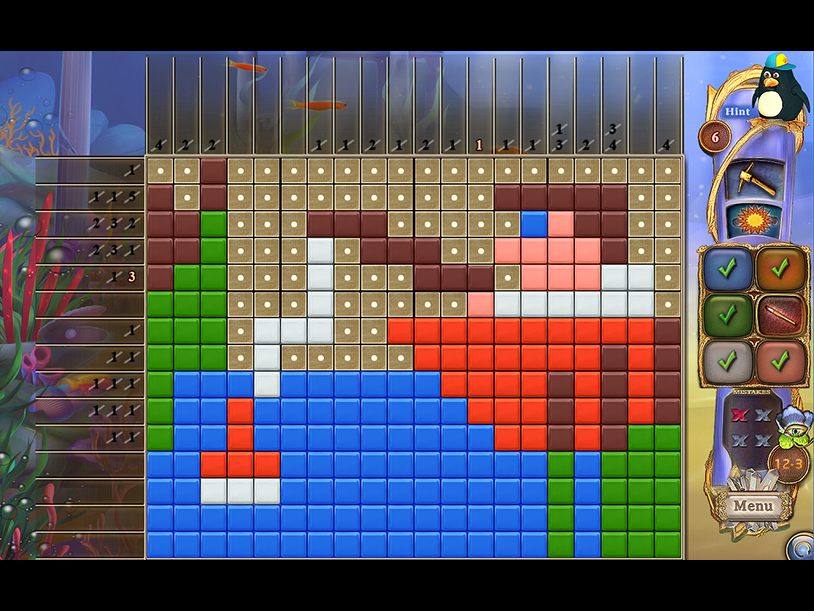 Fantasy Mosaics 38: Underwater Adventure screenshot 2