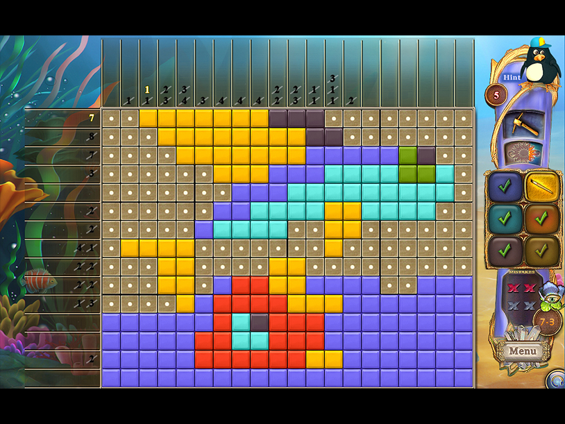 Fantasy Mosaics 38: Underwater Adventure screenshot 3