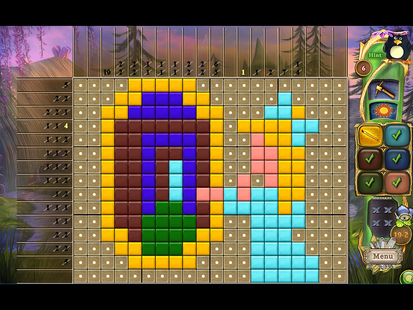 Fantasy Mosaics 39: Behind the Mirror screenshot 2