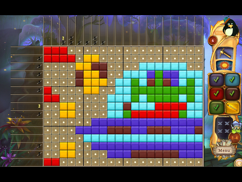 Fantasy Mosaics 40: Alien Abduction screenshot 2