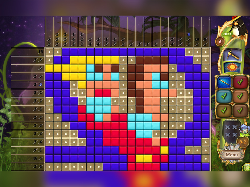 Fantasy Mosaics 45: Amusement Park screenshot 1