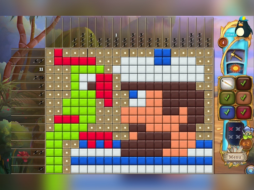 Fantasy Mosaics 46: Pirate Ship screenshot 1