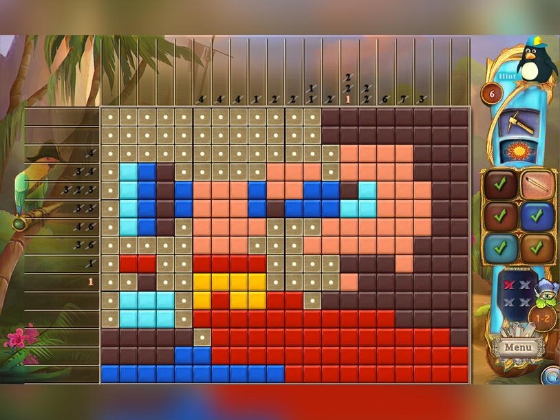 Fantasy Mosaics 46: Pirate Ship screenshot 2
