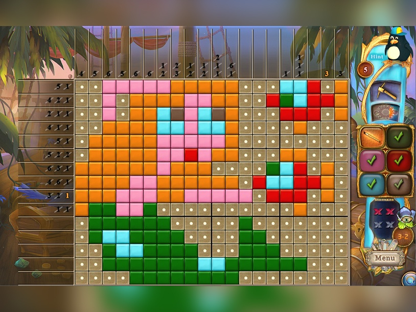 Fantasy Mosaics 46: Pirate Ship screenshot 3