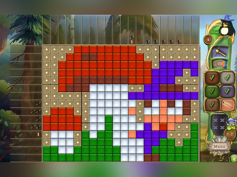 Fantasy Mosaics 48: Gnome's Puzzles screenshot 1