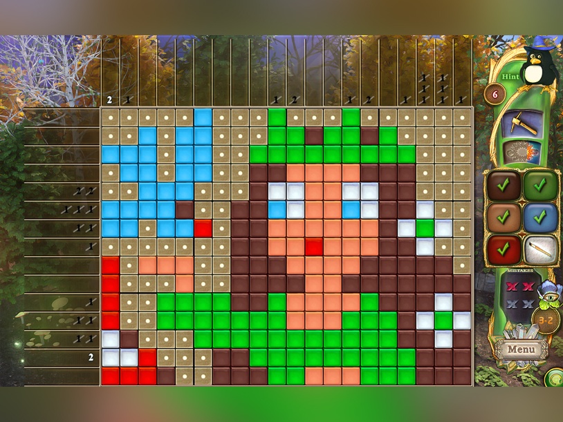 Fantasy Mosaics 48: Gnome's Puzzles screenshot 2