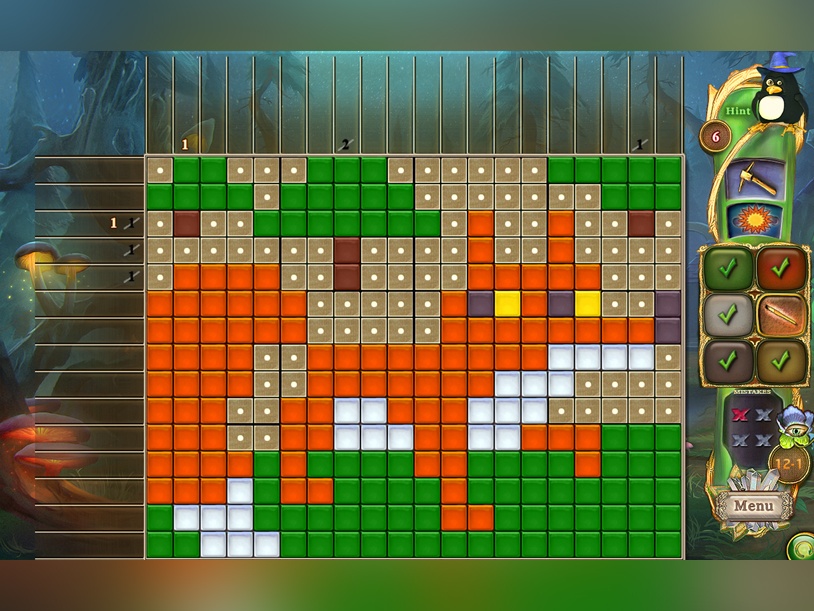 Fantasy Mosaics 48: Gnome's Puzzles screenshot 3