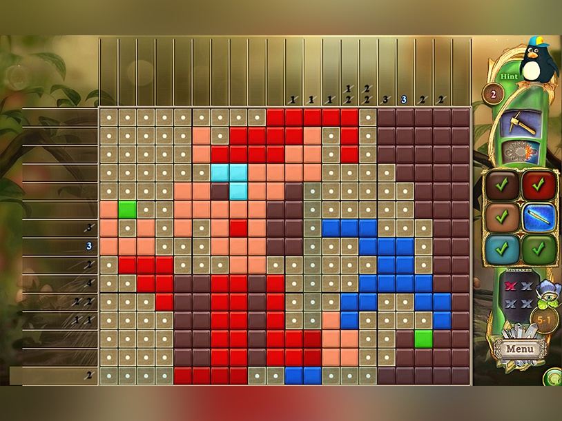 Fantasy Mosaics 52: Enchanted Woods screenshot 1