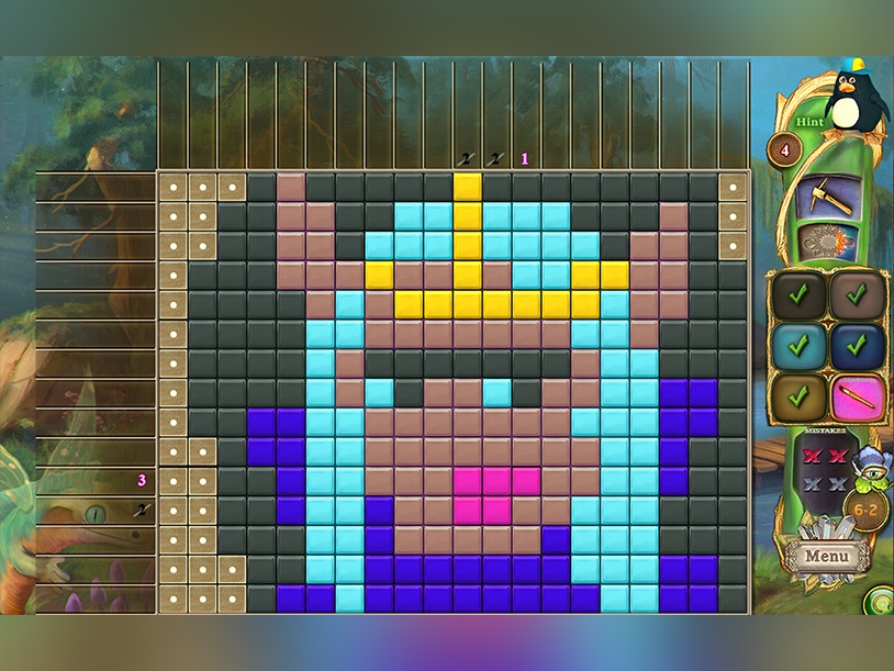 Fantasy Mosaics 52: Enchanted Woods screenshot 2