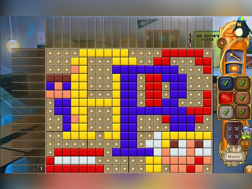 Fantasy Mosaics 54 - Back to School screenshot 3