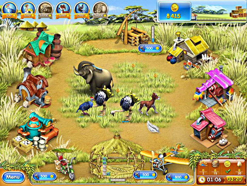 Farm Frenzy 3: Madagascar screenshot 1