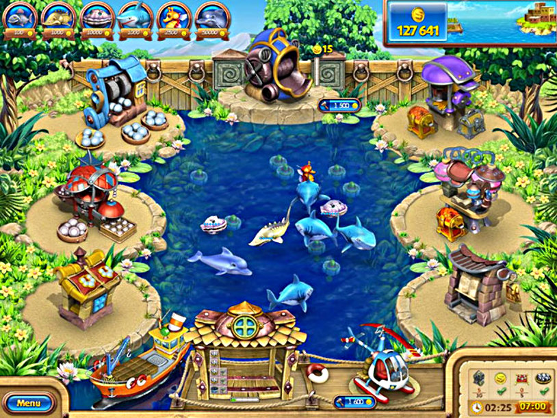Farm Frenzy Bundle: Gone Fishing in Ancient Rome screenshot 1