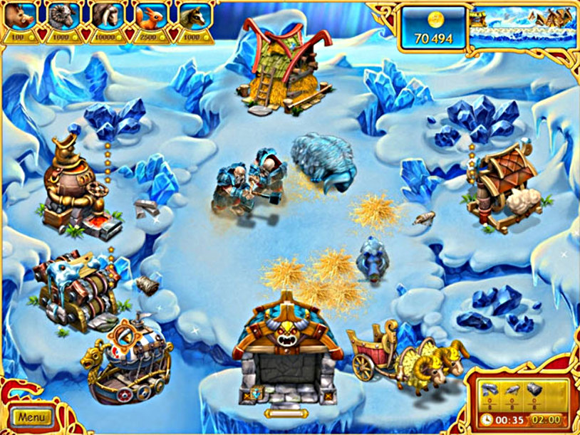 Farm Frenzy: Viking Heroes screenshot 1