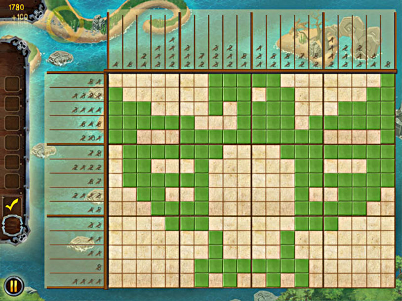 Fill & Cross Pirates Riddles 3 screenshot 1