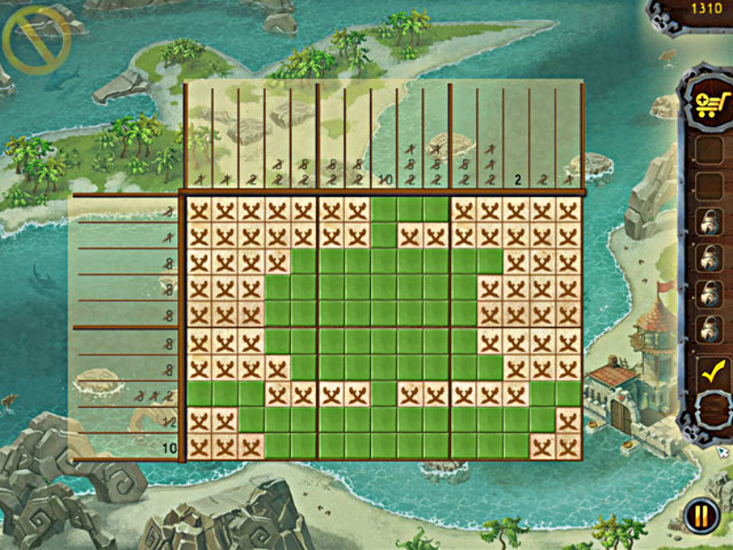 Fill and Cross: Pirates Riddles screenshot 1