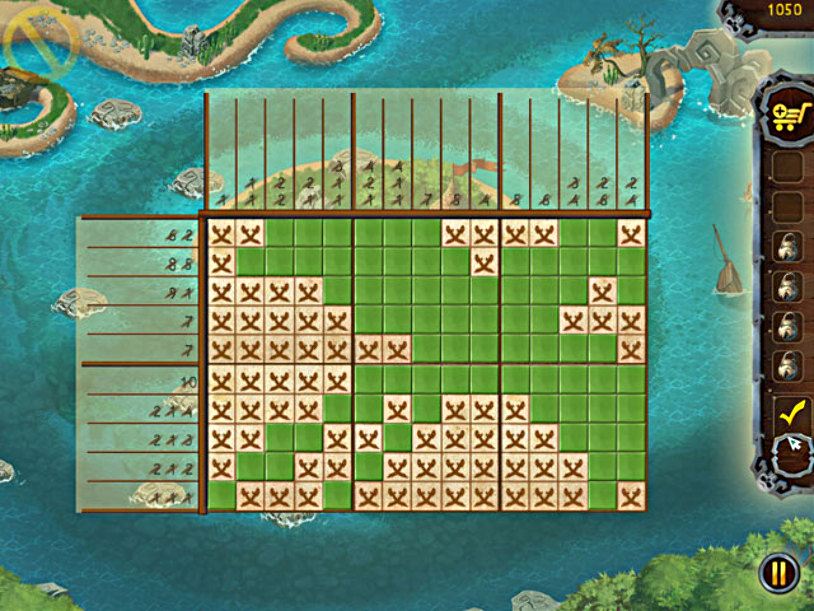 Fill and Cross: Pirates Riddles screenshot 3