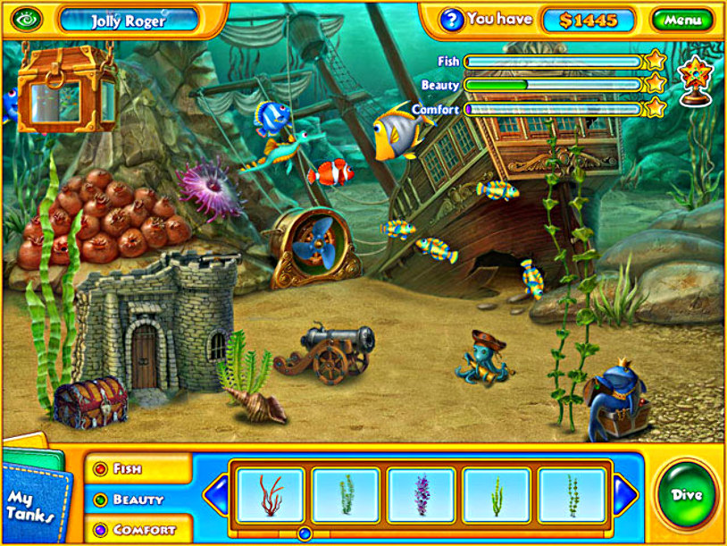 Fishdom H2O: Hidden Odyssey screenshot 1