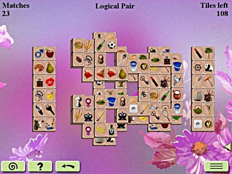 Flowers Mahjong screenshot 1