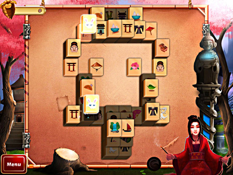 2D Mahjong Temple screenshot 2