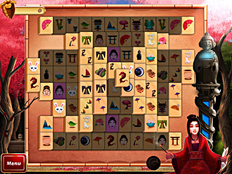 2D Mahjong Temple screenshot 3