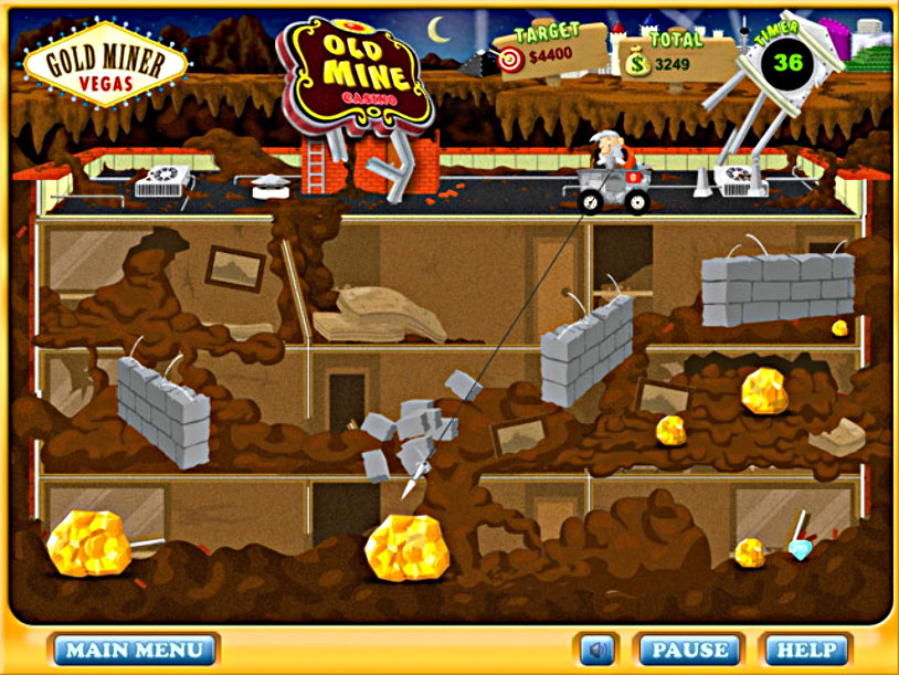 Gold Miner Vegas screenshot 1