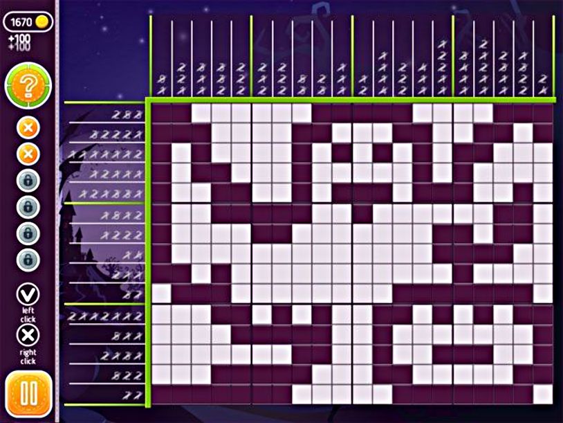 Halloween Riddles - Mysterious Griddlers screenshot 1