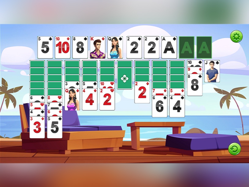 Hawaiian Solitaire screenshot 1