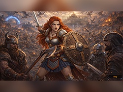 Helga the Viking Warrior 8: Valhalla's Last War screenshot 2