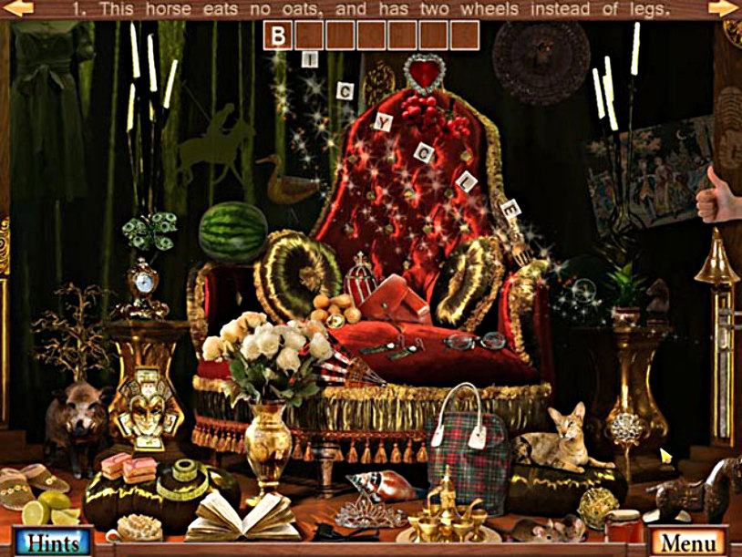 Hidden Object Crosswords screenshot 1