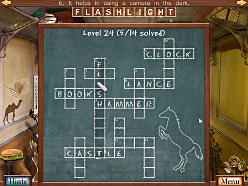 Hidden Object Crosswords screenshot 2