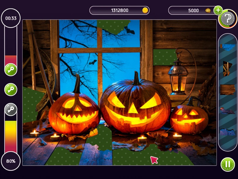 Holiday Mosaics - Halloween Puzzles screenshot 1