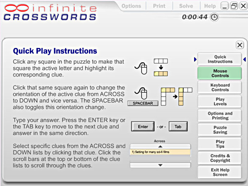 Infinite Crosswords screenshot 3