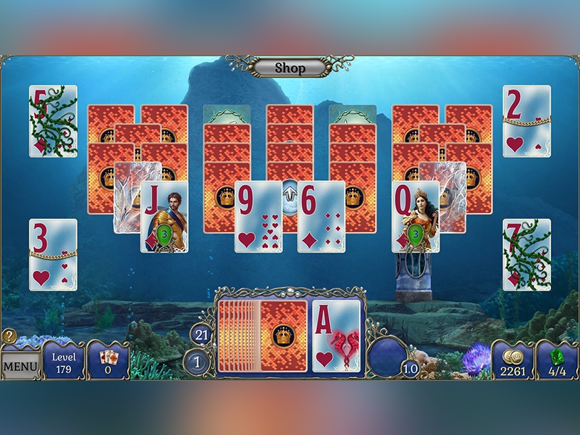 Jewel Match Atlantis Solitaire 4 Collector's Edition screenshot 2