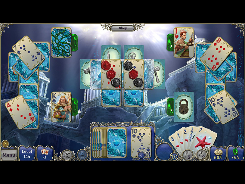 Jewel Match Atlantis Solitaire Collector's Edition screenshot 2