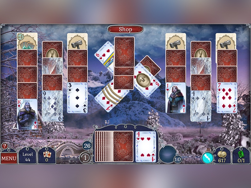 Jewel Match Solitaire Winterscapes 2 screenshot 1
