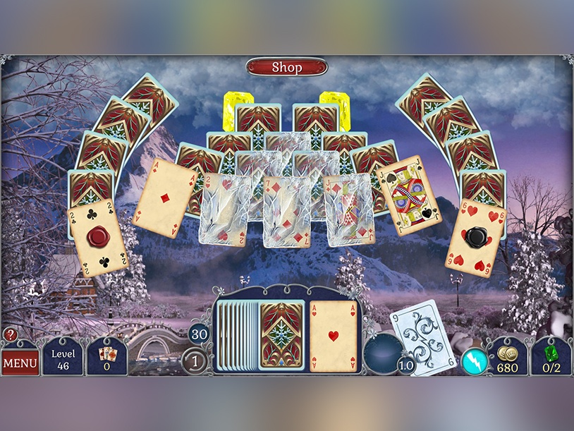 Jewel Match Solitaire Winterscapes 2 screenshot 2