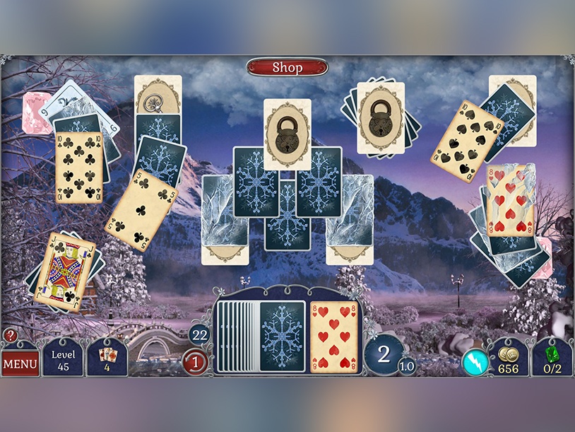 Jewel Match Solitaire Winterscapes 2 screenshot 3