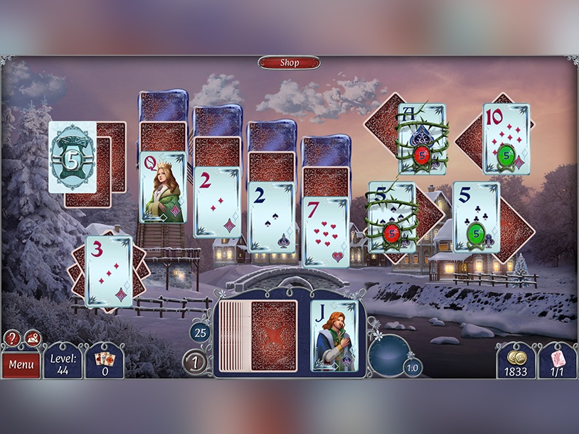 Jewel Match Solitaire Winterscapes 3 screenshot 1