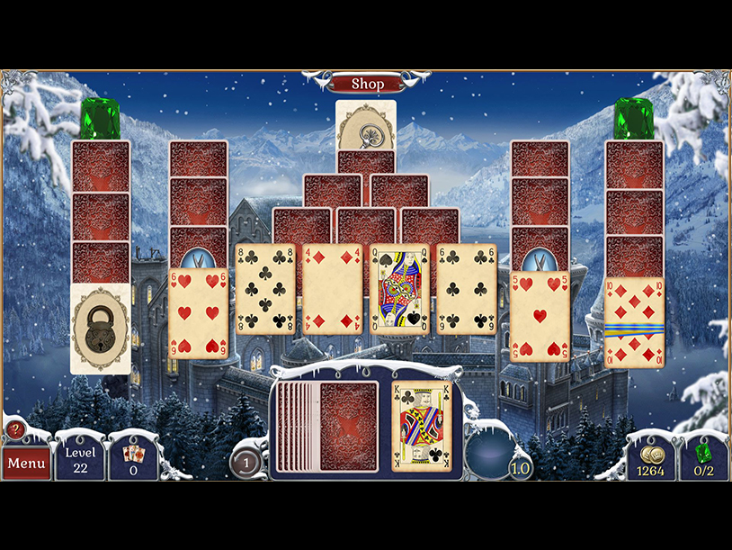 Jewel Match Solitaire Winterscapes screenshot 1