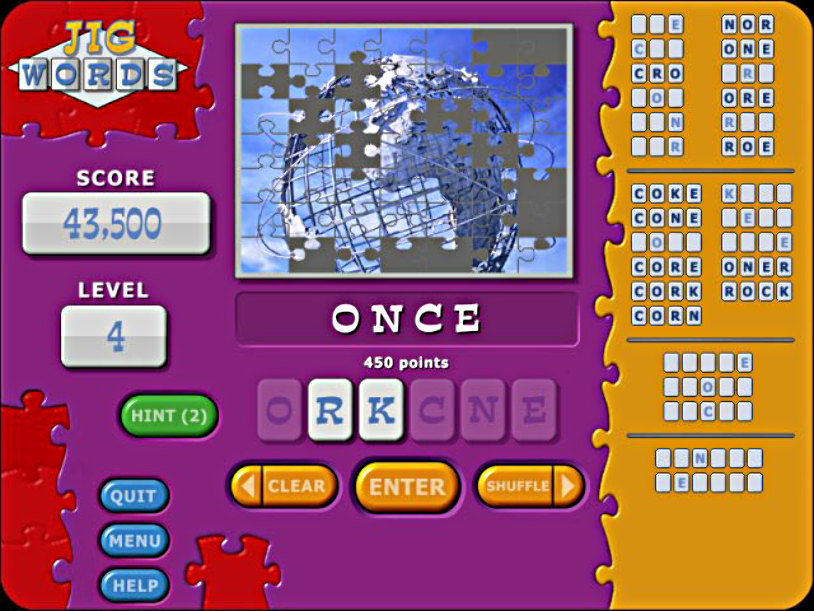 Jig Words screenshot 1