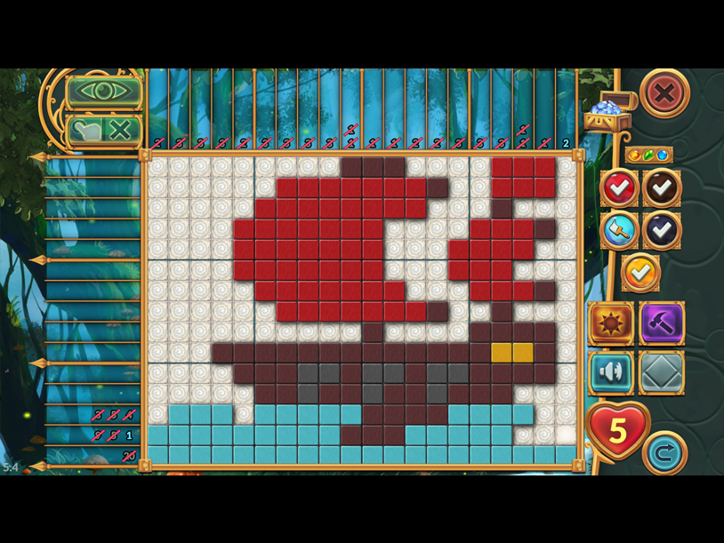 Legendary Mosaics: the Dwarf and the Terrible Cat screenshot 2